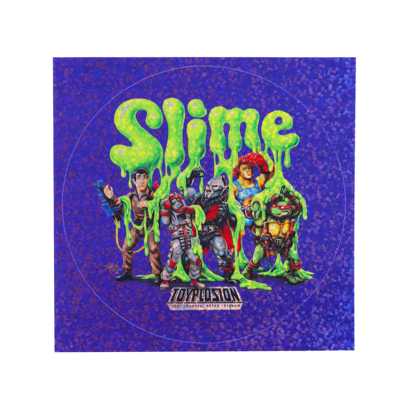 TOYPLOSION 3.2 Slime Aufkleber Holo Glitzer